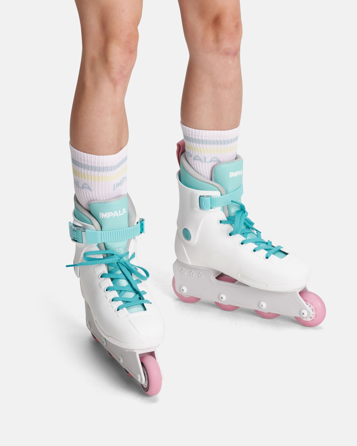 Impala Pastel Stripe Socks 3-Pack - Impala Rollerskates