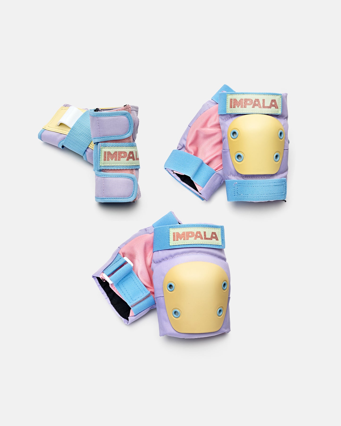 Kid's Protective Pack - Pastel Block - Impala Rollerskates