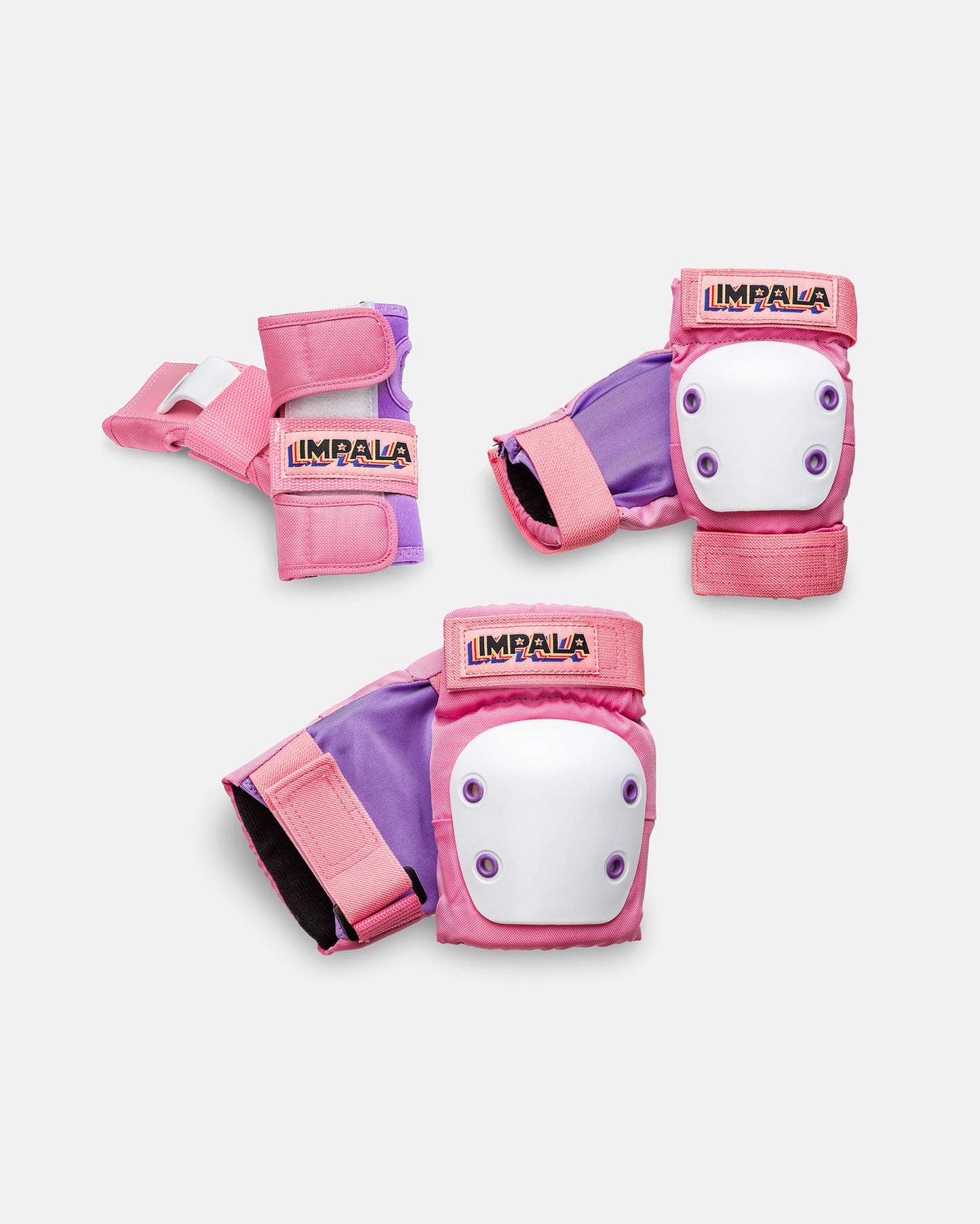 Kids Protective Pack - Pink - Impala Rollerskates