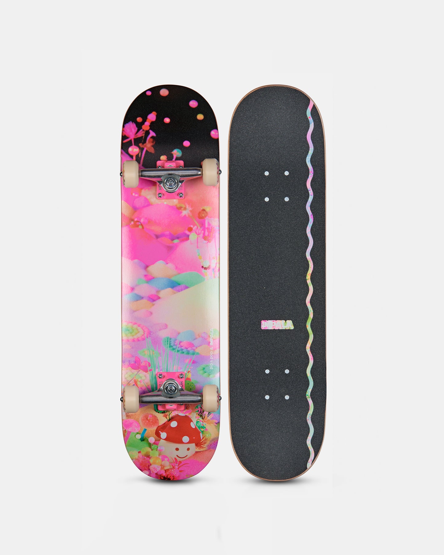 Impala Pip n Pop Skateboard 7.75" - Baby Mushroom - Impala Rollerskates