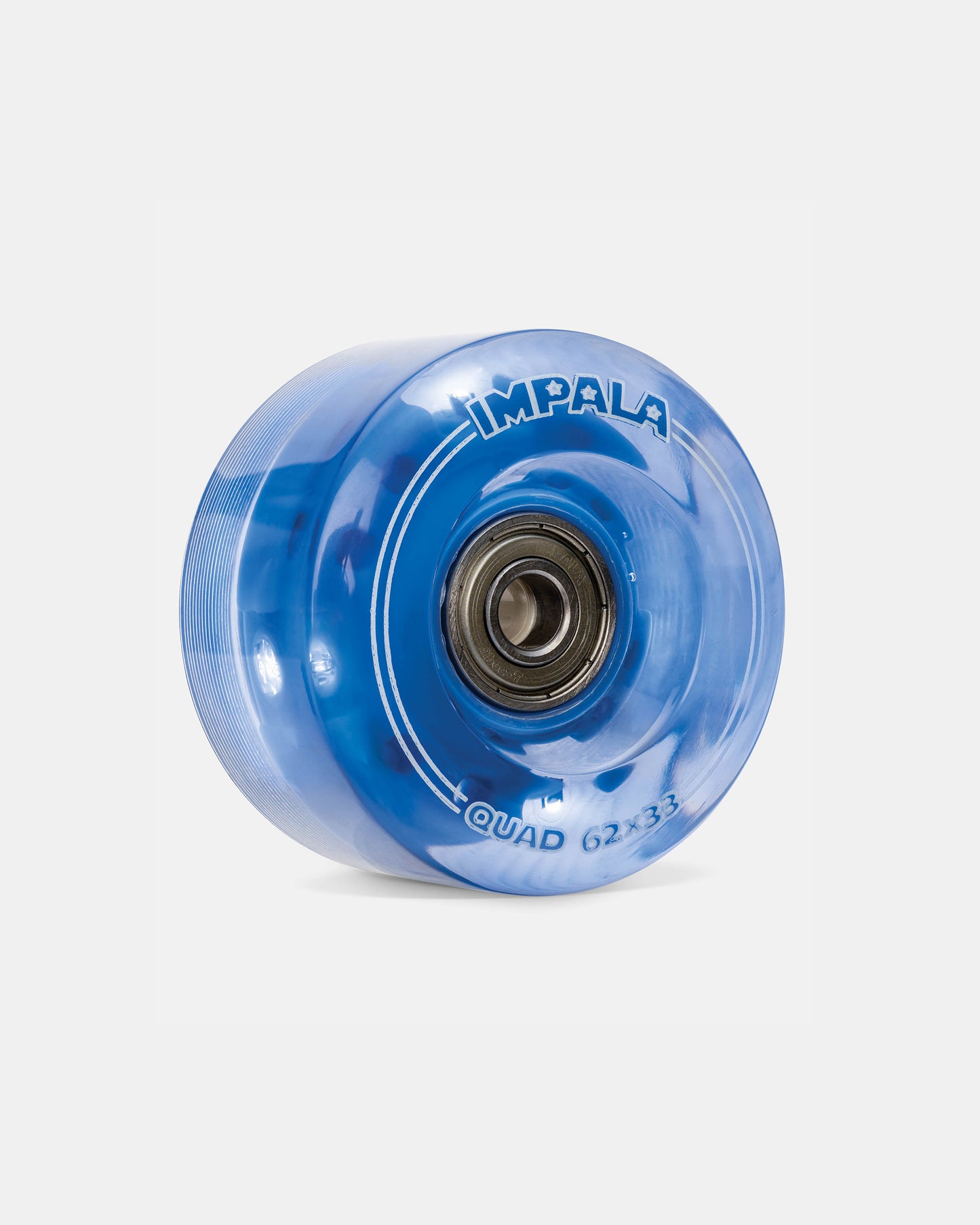 4 Pack Wheels - Light Up Blue - Impala Rollerskates