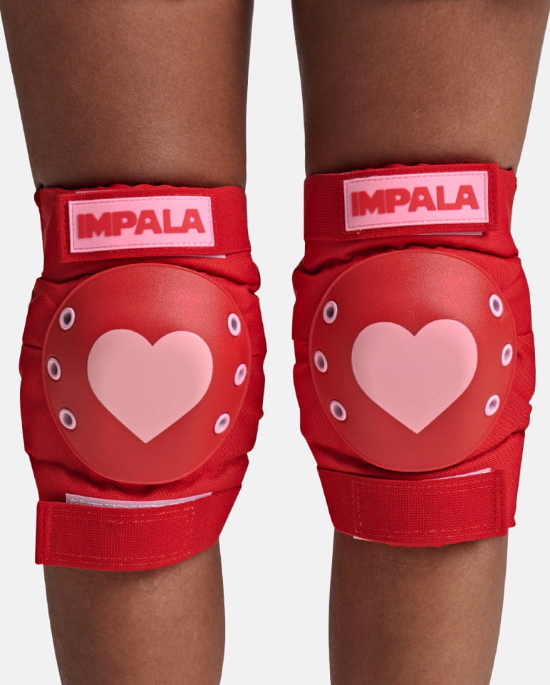 Impala Protective Set Red Hearts Impala Skate AU