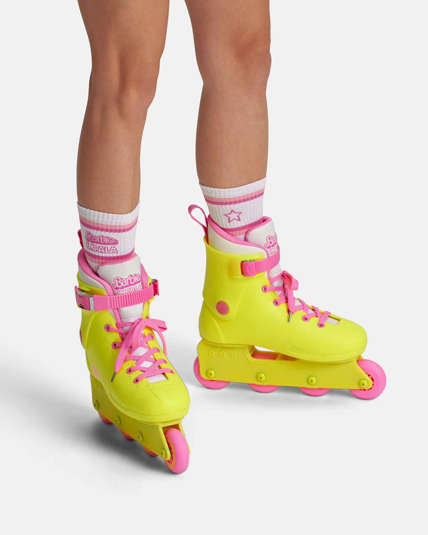 Impala Barbie Sock 3pk - Barbie Bright Yellow - Impala Skate