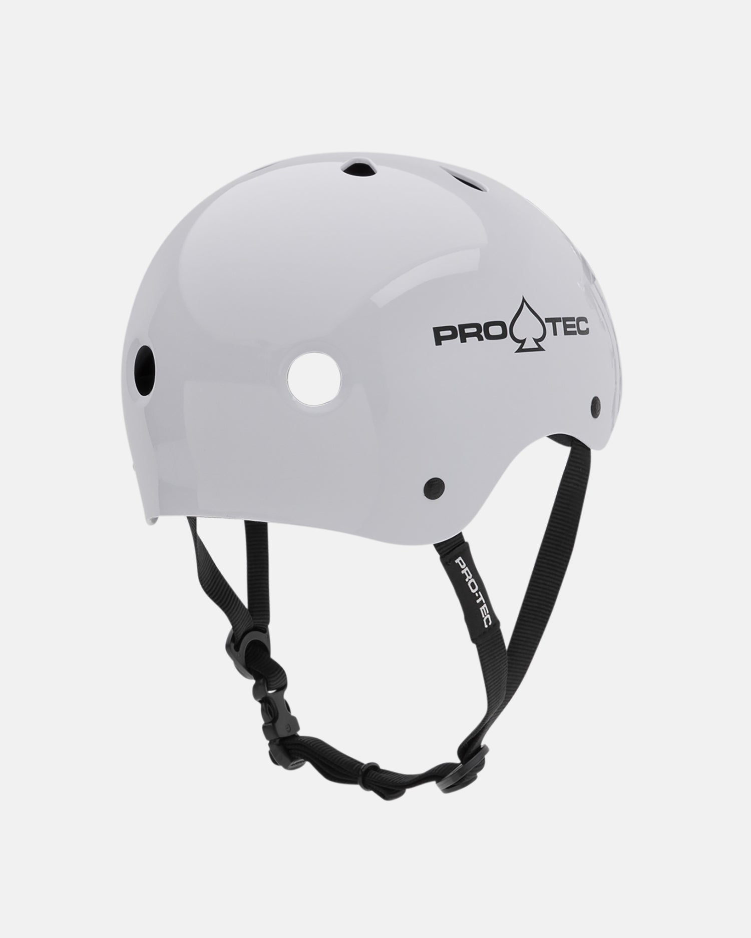 Protec Classic Skate Helmet - Gloss White - Impala Rollerskates
