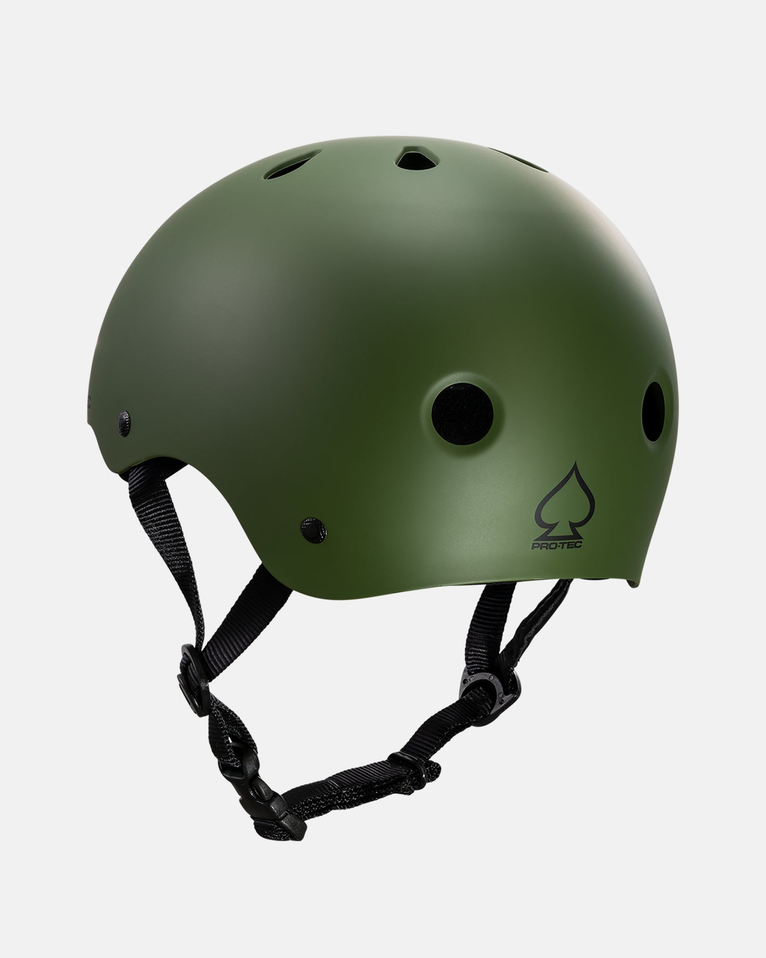Protec Classic Skate Helmet - Matte Olive - Impala Rollerskates