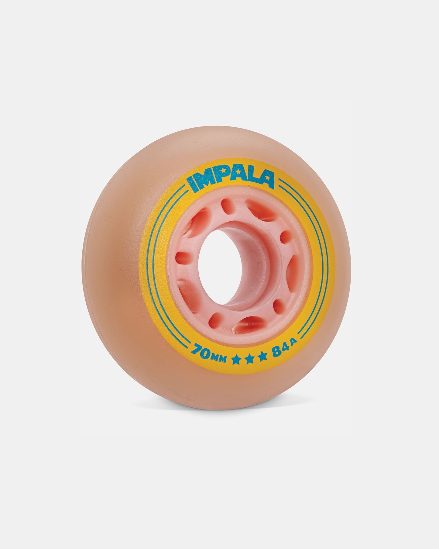 Impala Inline Wheel 4pk - Pink/Yellow - Impala Rollerskates