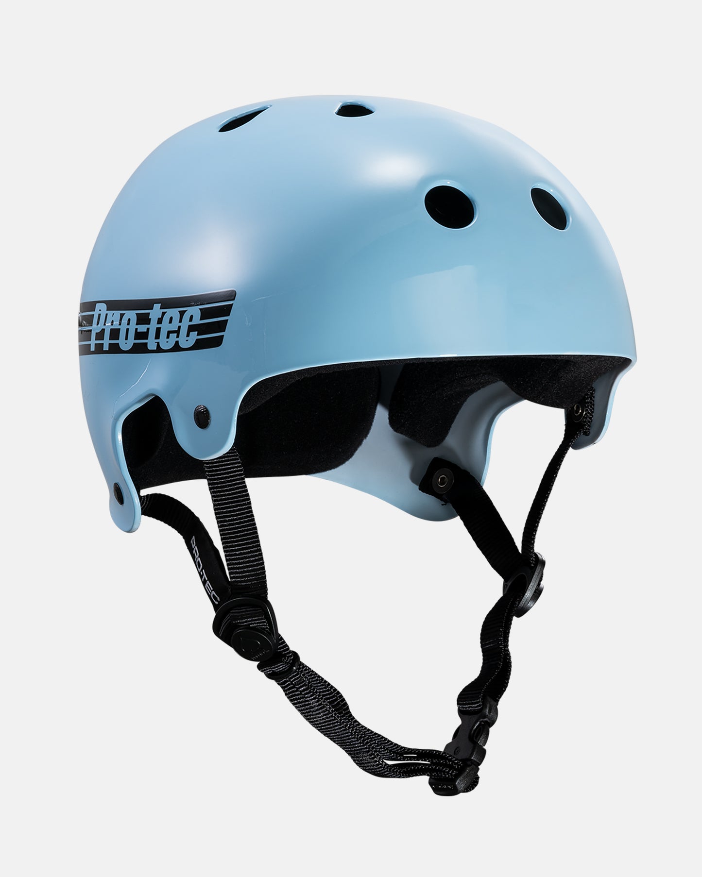 Protec Old School Skate Helmet - Gloss Baby Blue - Impala Rollerskates