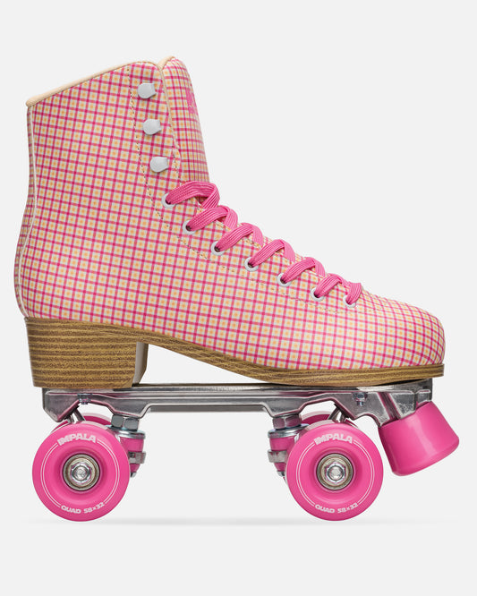Impala Quad Skate - Pink Tartan - Impala Rollerskates