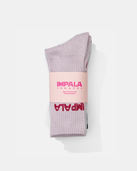 Impala Skate Socks 3-Pack - Impala Rollerskates